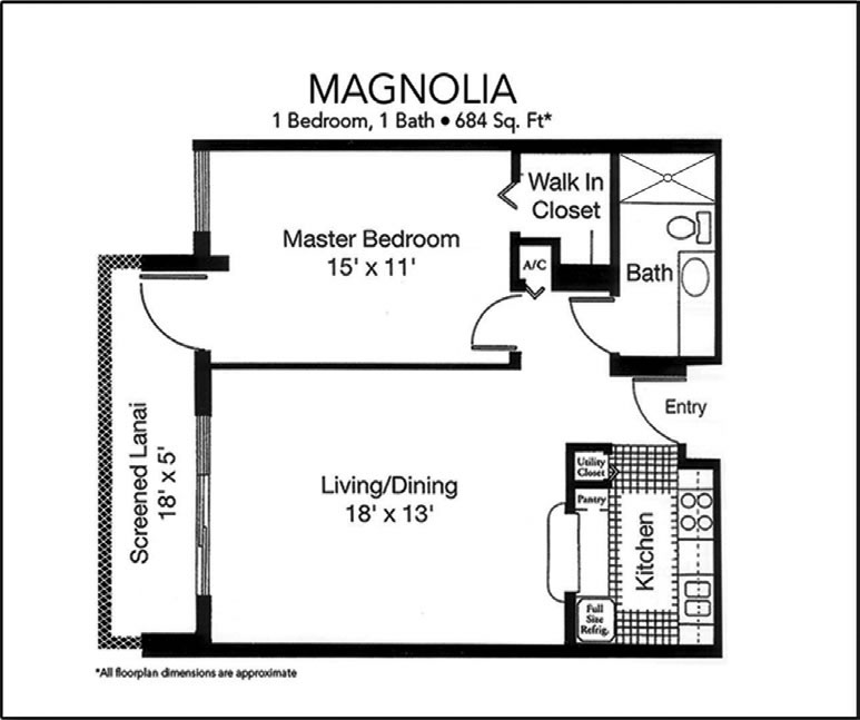Sun Towers Floor Plans - Magnolia