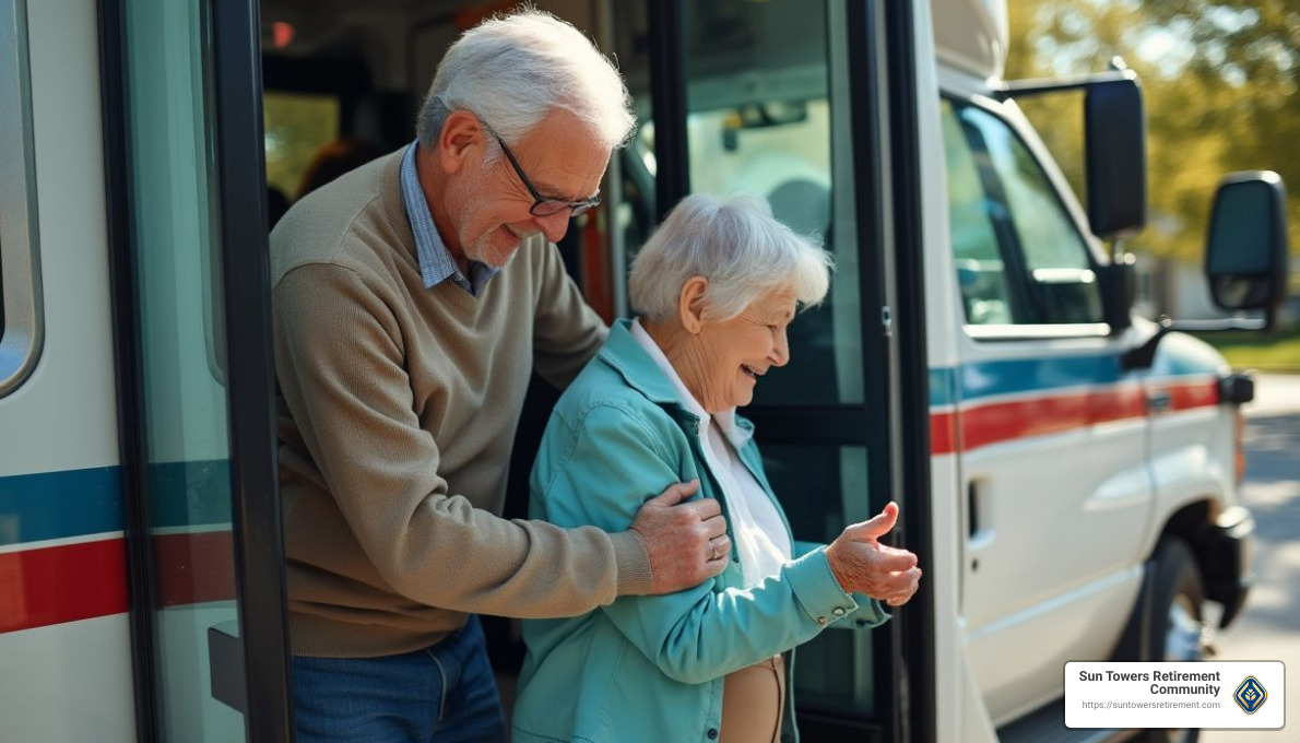 Elderly transportation services